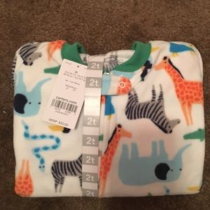 Carter’s Toddler boy feetie pajamas.